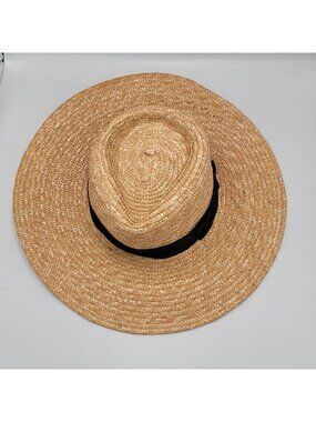 Brixton Women's Joanna StrawSun Hat Honey Size Small 4.5" Brim